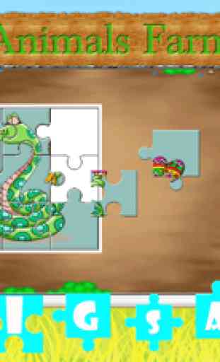 Animais bonitos Farm quebra-cabeças - Magic surpreendente HD Puzzle Game grátis para crianças e da criança Aprendizagem Jogos 3
