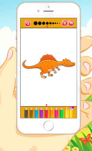 Dinosaur Coloring Book - educativos para colorir jogos para crianças e crianças grátis 1