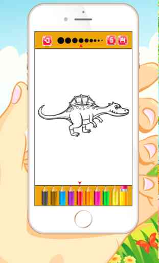 Dinosaur Coloring Book - educativos para colorir jogos para crianças e crianças grátis 2