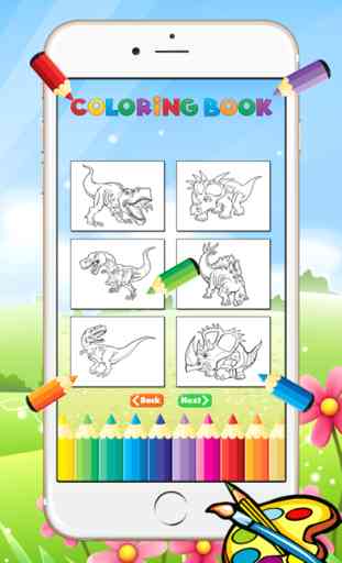 Dinossauro Dragão Coloring Book - Desenho de jogo livre miúdo, Dino pintura e cor bons jogos 2