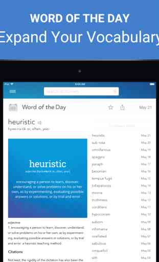 Dictionary.com Pro for iPad 3