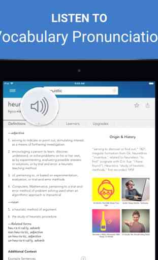 Dictionary.com Pro for iPad 4