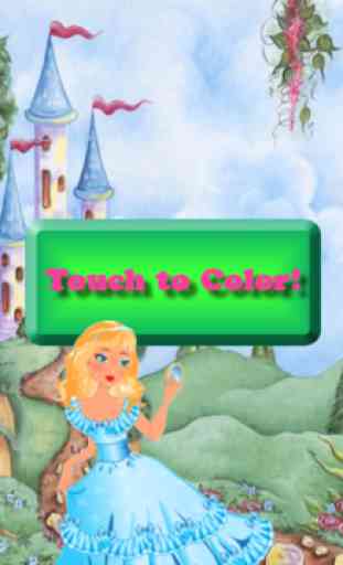 Livro de colorir princesa Jogo 3