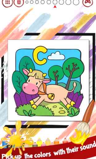 Alfabeto animais Coloring Book 1