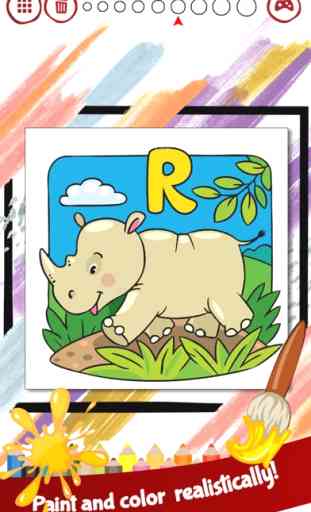 Alfabeto animais Coloring Book 2