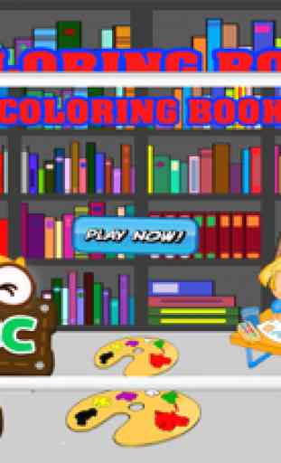 Alfabeto letras livro de colorir para crianças 1