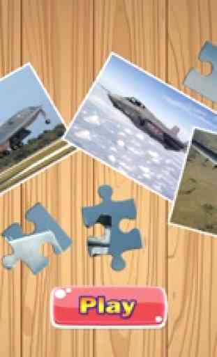 Avião Jigsaw Puzzle Game Grátis Para Kid E Adulto 4