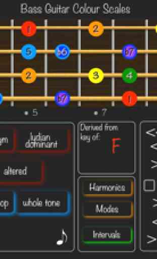Bass Guitar Colour Scales 4