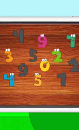 Número matemática quebra-cabeças para crianças 1