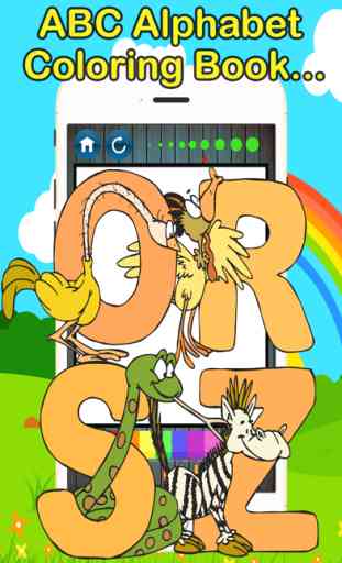 Color Me: ABC animal Coloring Book Pages Adulto 1