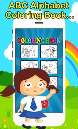 Color Me: ABC animal Coloring Book Pages Adulto 4