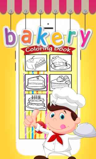 Color Me:Bakery Cup cake Pop Criador Kids Coloring 2