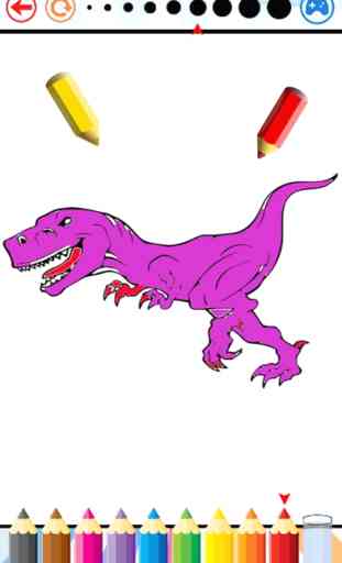Dino Coloração Livro - Dinossauro Desenhando 1
