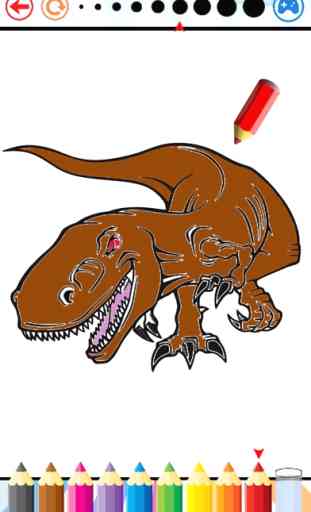 Dino Coloração Livro - Dinossauro Desenhando 2