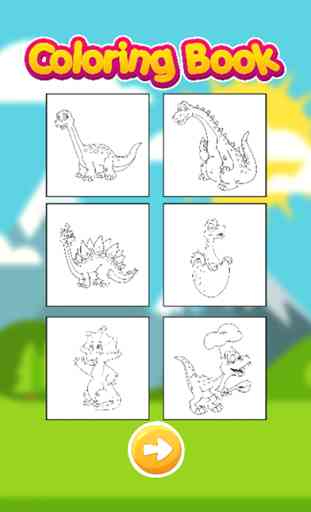 dinossauro livro de colorir jogos de criança livre 2