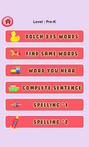 Reading Sight Words List Games 3