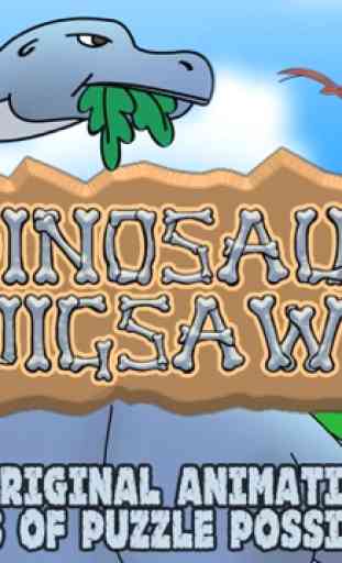 Dinosaur JigSaw Puzzle - Jogo de Quebra-Cabeça Animado para Crianças com Desenho de Dinosaauros - por Apps Kids Love, LLC 4