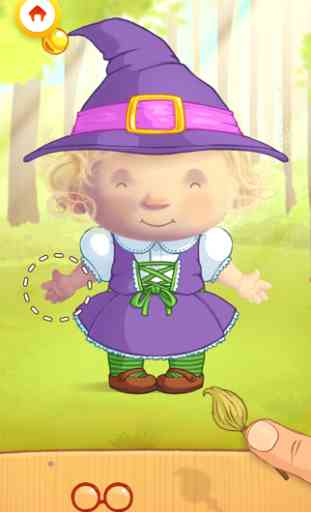 Dress Up : Fairy Tales - Jogo de vestir e atividades de desenho para meninos e meninas de PlayToddlers (Versão Grátis) 2