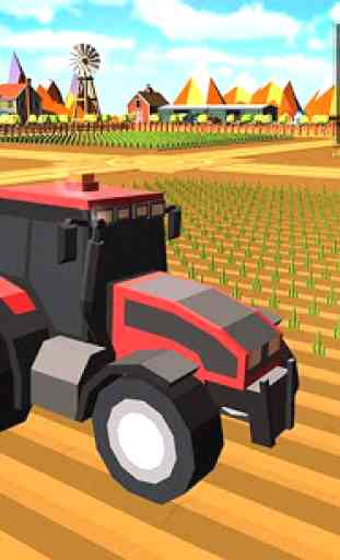 Blocky Plow Agricultura Harves 3