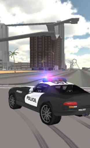 Condução carro polícia 1