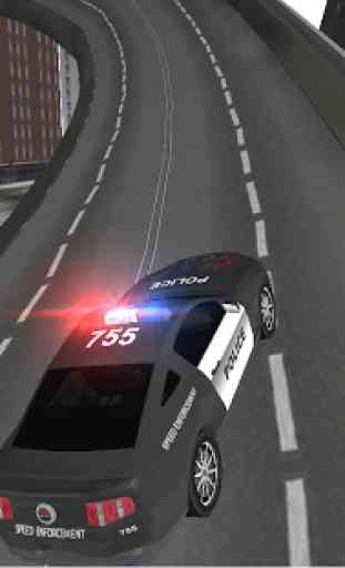 Condução carro polícia 3