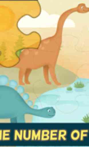 Jogos de Dinossauro para Crianças: Quebra-Cabeça 2