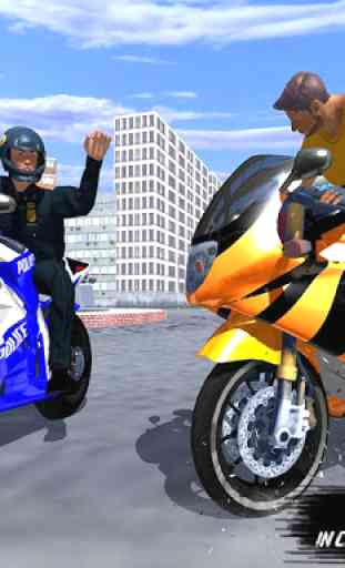 Miami Police Bike - Gangster Chase Simulator 4