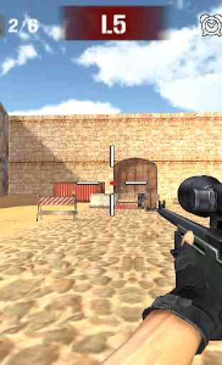 Sniper Tiro Guerra Pistola 3