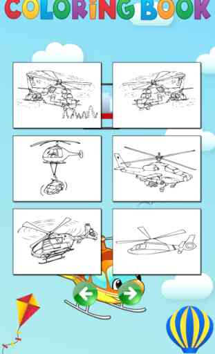 Helicóptero Desenhos para colorir Para aprender pi 4