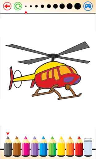 Helicóptero Livro de colorir - Pintura Avião 1