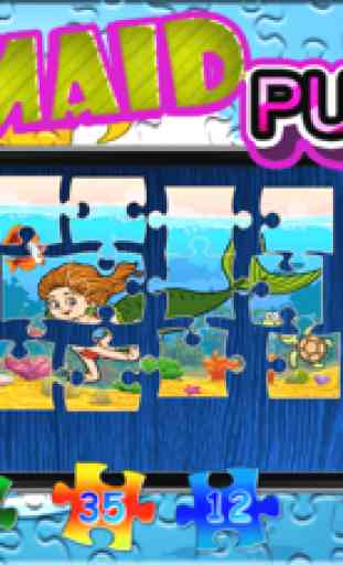 Mermaid puzzle mágico 6 anos meninas 4