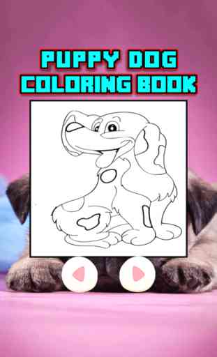Cachorros de cães para colorir Animais pintura Des 3