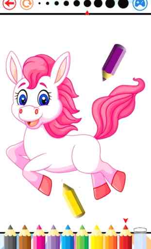 Pony Coloring Book para crianças - My Drawing free 1