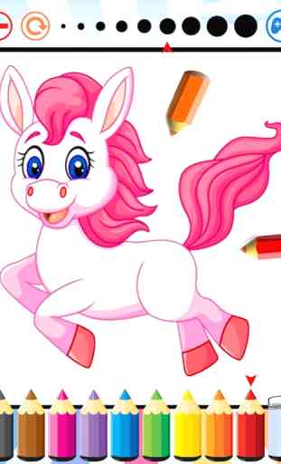Pony Coloring Book para crianças - My Drawing free 4