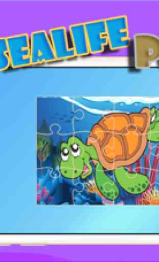 Sealife Cartoon puzzle mágico 6 anos meninas 3