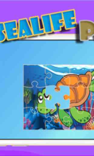 Sealife Cartoon puzzle mágico 6 anos meninas 4