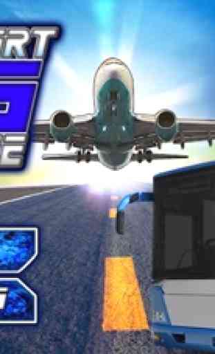 aeroporto serviço de ônibus simulador de condução 1