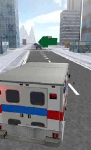 Ambulância Robô Transforma 3D 2