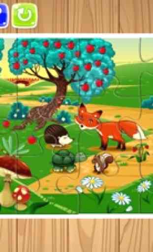 Zoo Animal Jigsaw Puzzle grátis para crianças e ad 4
