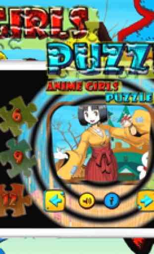 Anime Girls puzzle mágico 6 anos meninas 2