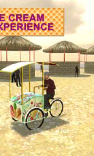 Bicicleta de entrega sorvete praia e jogo rider 1