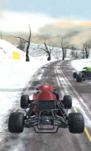 Buggy Car Neve Descendo Corida 3