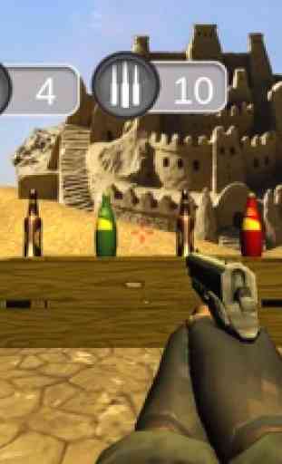 Jogo de tiro na garrafa 3D - Expert Sniper Academy 2