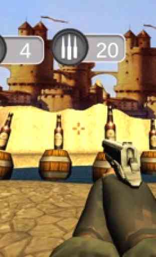 Jogo de tiro na garrafa 3D - Expert Sniper Academy 3