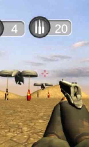 Jogo de tiro na garrafa 3D - Expert Sniper Academy 4