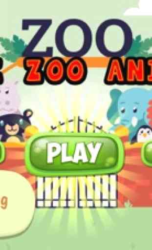 Bonito animais do jardim zoológico Jogo Puzzle Voc 1
