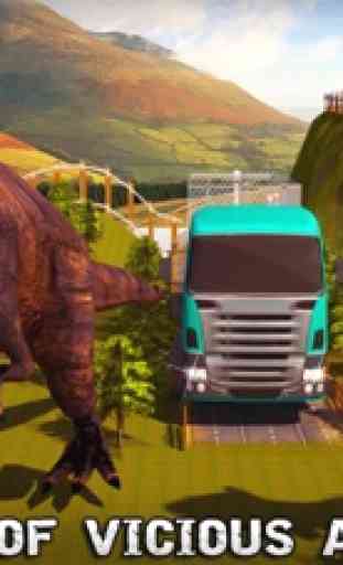 Cidade Zoológico Zangado Dino Transporte Caminhão 1