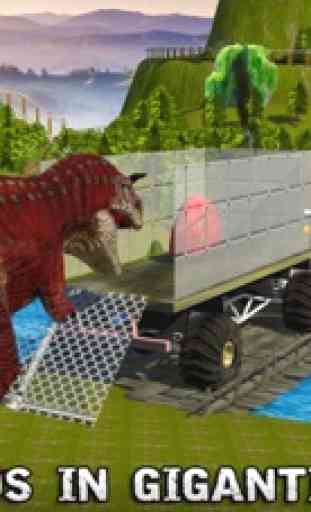 Cidade Zoológico Zangado Dino Transporte Caminhão 4