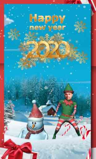 Dança Natal - movimentos feliz 4