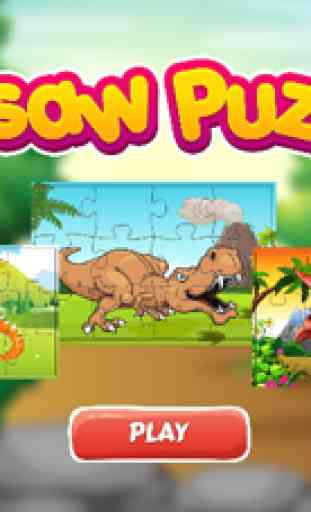 Dinosaur Park Jigsaw Puzzle Jurassic Dino Mundial 1